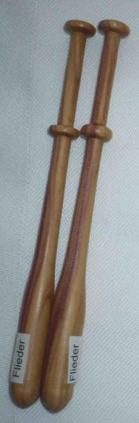 Paar Klöppel ca 10,4 cm Flieder