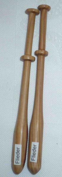 Paar Klöppel ca 10,4 cm Flieder