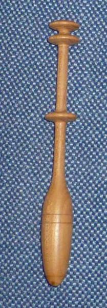 Klöppel ca 11,8 cm doppelter Kopf