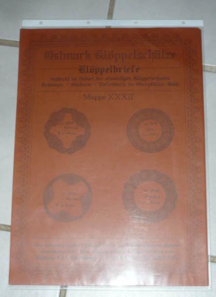 Mappe XXXII Ostmark Klöppelschätze