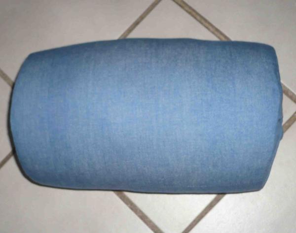 Klöppelrolle blau ca 33 cm breit