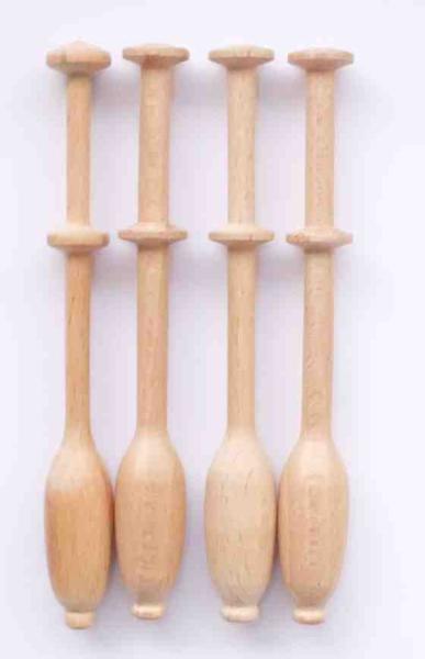 Brügger Klöppel ca 10,2 cm lang helles Holz