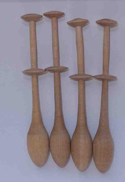 Set 4 schwedische Klöppel ca 10,5 cm lang