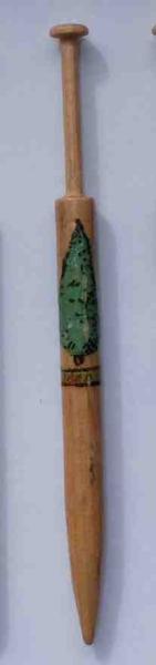Handbemalter Honitonklöppel ca 9,6 cm lang