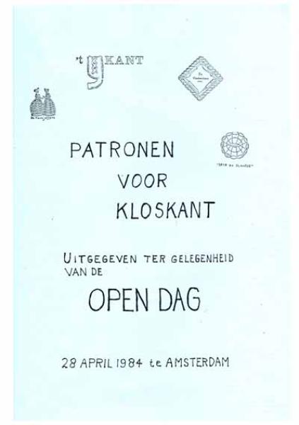 Patronen voor Kloskant 28.04.1984