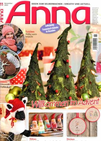 Anna 2015 November Kurs:  Tunesisch häkeln in Runden