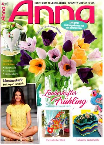 Anna 2017 April Kurs Freies Applizieren mit der Nähmaschine