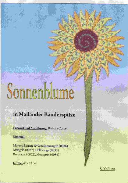KB Sonnenblume in Mailänder Spitze von B. Corbet