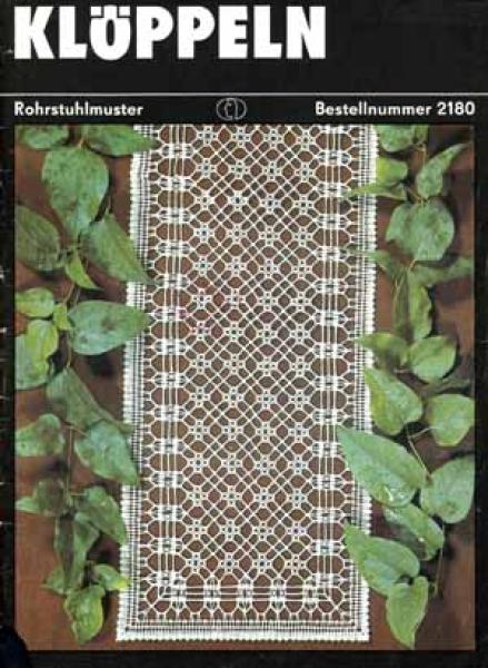 Klöppeln 2180 Rohrstuhlmuster