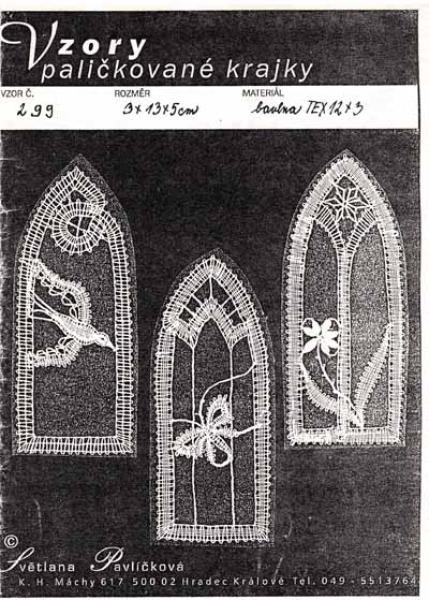 KB VZORY Nr. 299 drei Fenstermotive
