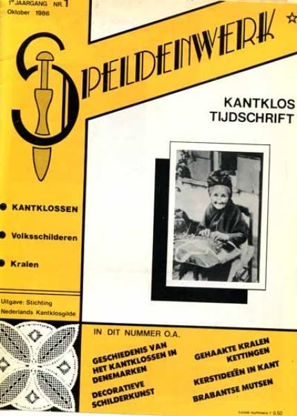 Speldenwerk 1 . Jaargang Nr. 1 Oktober 1986