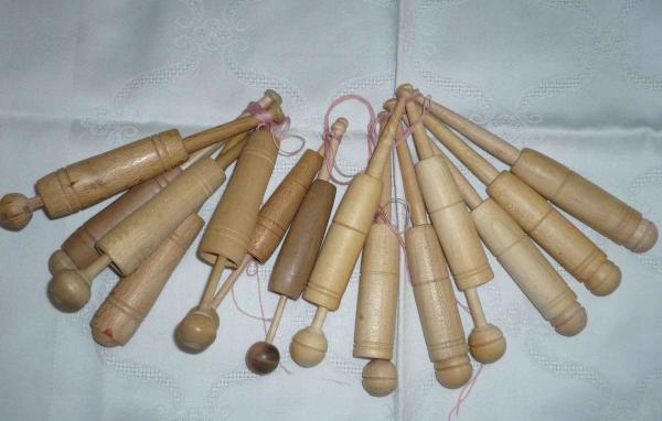 Set 14 Hülsenklöppel 12,3 bis 13,2 cm lang