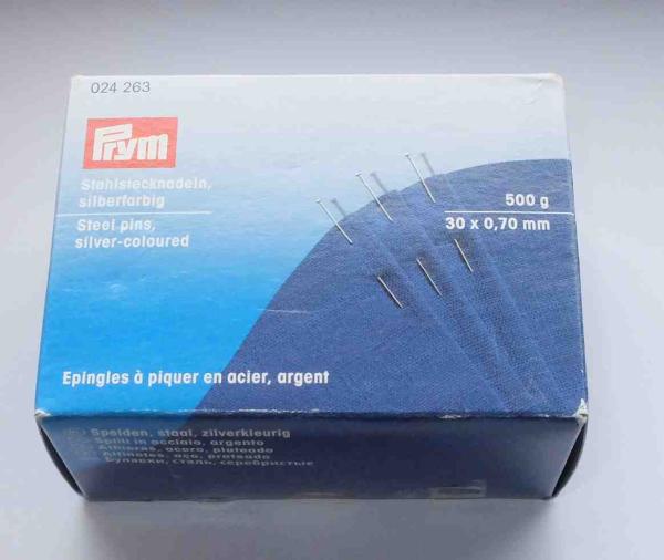 Stahlstecknadeln 30 x 0,7 mm 500 Gramm von Prym