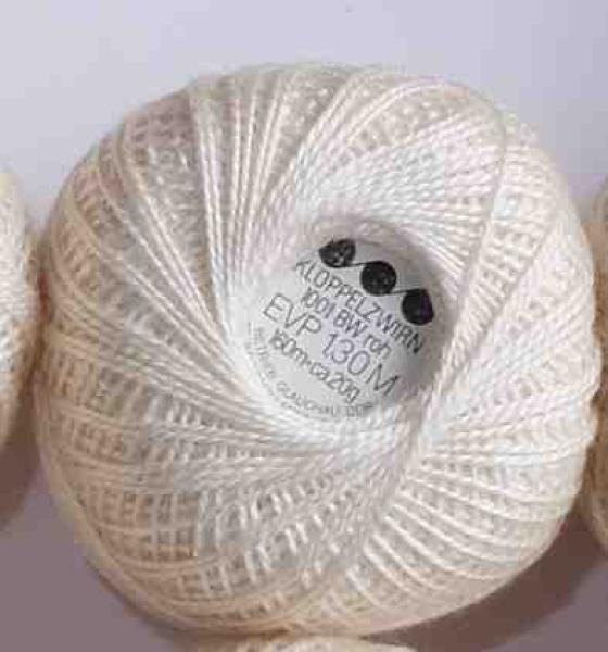 Klöppelzwirn 20 Gramm 160 Meter roh