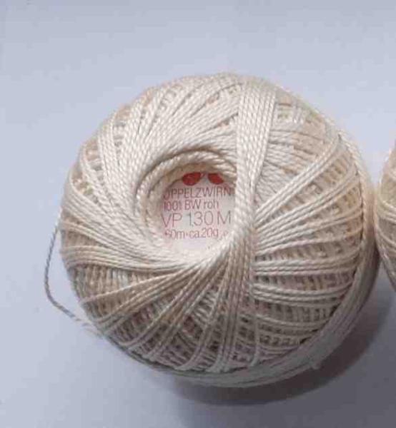 Klöppelzwirn 20 Gramm 160 Meter roh