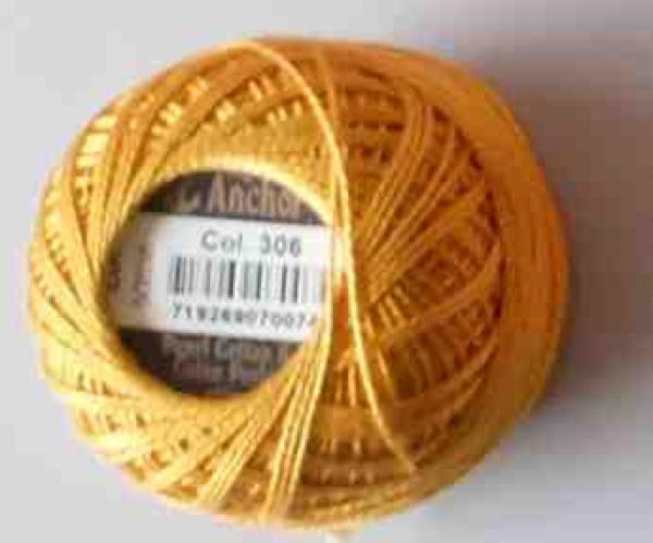 Anchor Perlgarn 8 Col 306 10 Gr