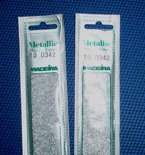 Madeira Metallic Nr.  10 Color 0342 Silber