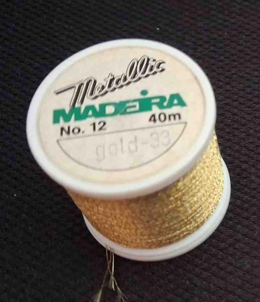 Madeira Metallic Nr. 12 gold Nr. 33 40 Meter