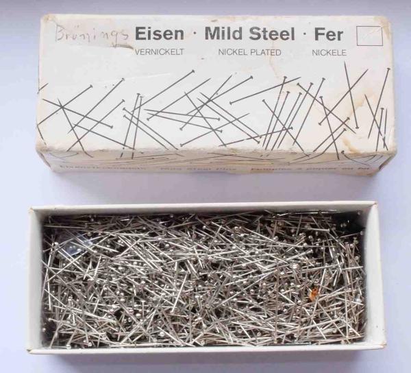 Eisenstecknadeln 22 x 0,7 mm ca. 260 Gramm