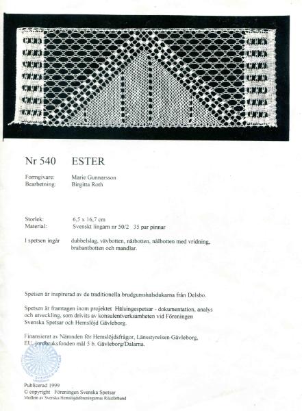 KB Ester von Marie Gunnarsson