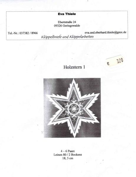 KB Holzstern 1 von Eva Thiele