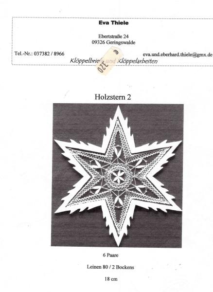 KB Holzstern 2 von Eva Thiele