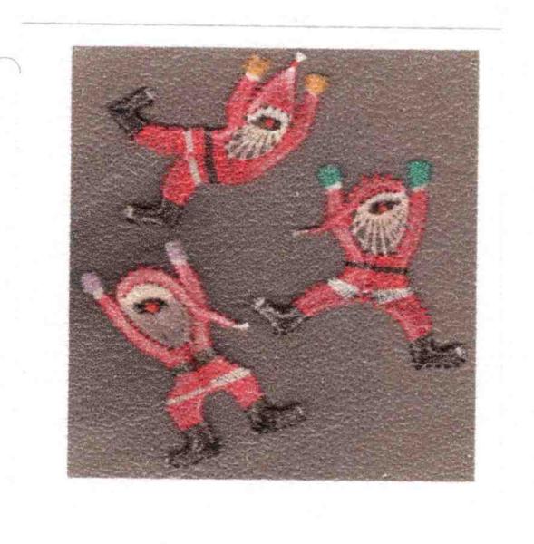 Lustige Nikoläuse von Colorart & Klöppeln Heike Schenk