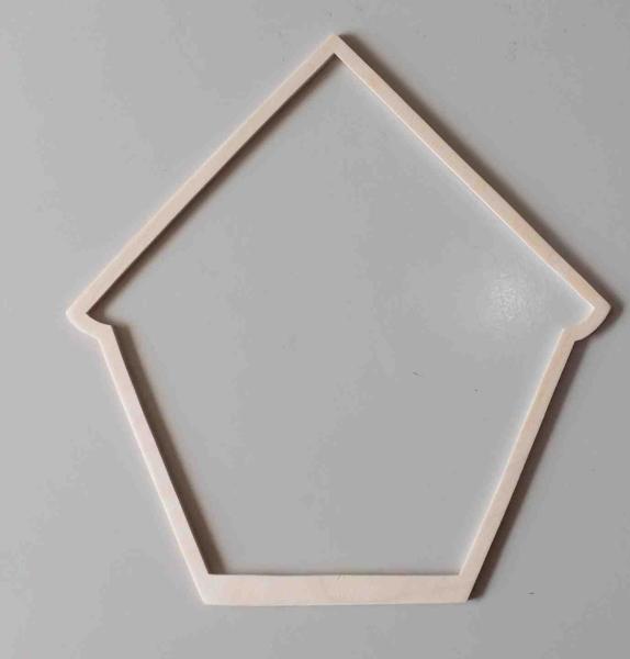 Holzrahmen "Haus" ca 20,8 cm hoch