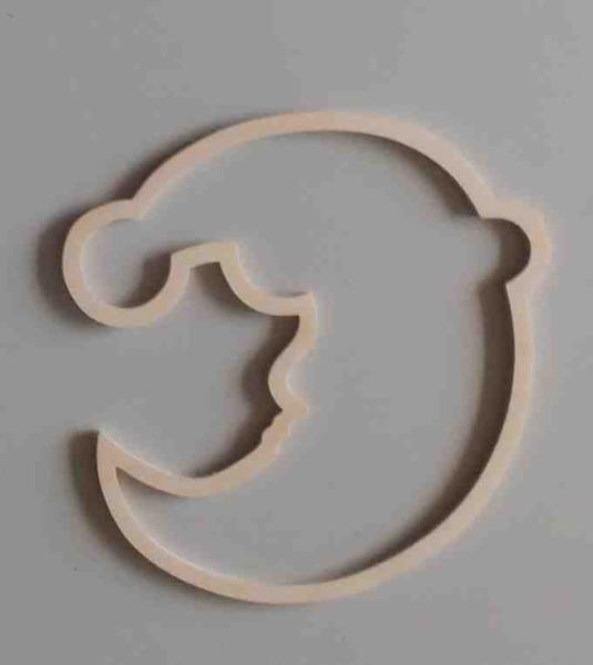 Holzrahmen "Mond" ca 13 cm hoch