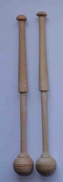 Set 10 Stäbe für Hülsenklöppel