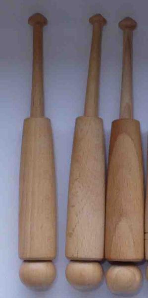 Hülsenklöppel ca 13 cm lang glatte Hülse