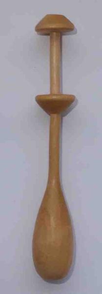 Schwedischer Klöppel ca 10,5 cm lang helles Holz