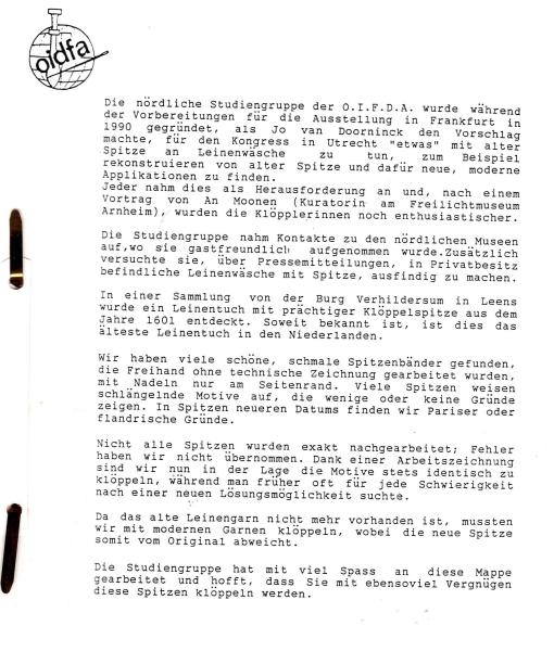 OIDFA Bericht Studiengruppe Frankfurt 1990 mit KB