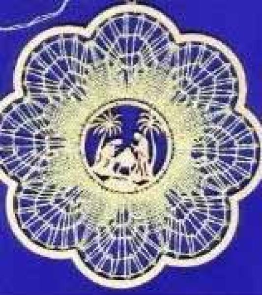 KB Blüte Christi Geburt mit Rahmen und Einlage