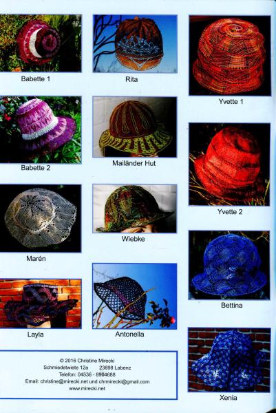 Hats in lace by Christine Mirecki