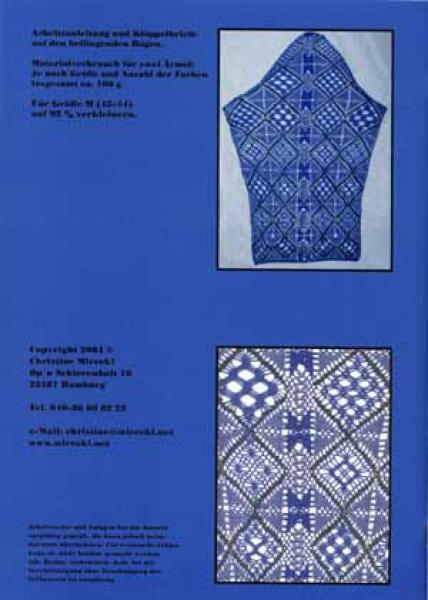 Spinnen Ärmel mit Formschlägen von Christine Mirecki