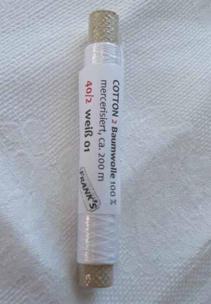 Frank´s Cotton - Thread 40/2white 01
