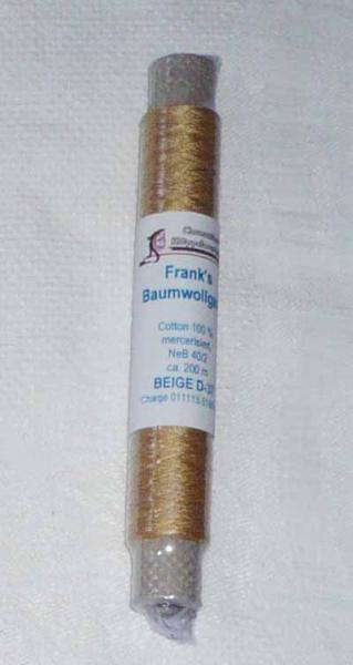 Frank´s Cotton - Thread 40/2 Beige 37