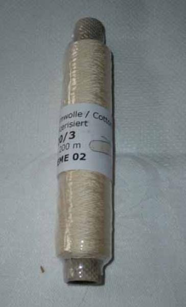 Frank´s Cotton - Thread 20/3 Creme 02