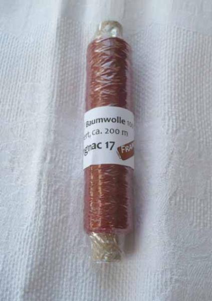 Frank´s Cotton - Thread 20/3  Cognac 17