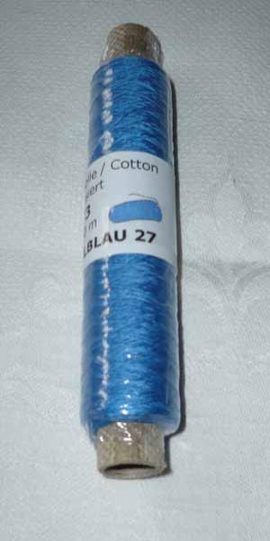 Frank´s Cotton - Thread 20/3 Mittelblau 27