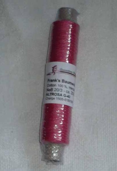 Frank´s Cotton - Thread 20/3 Pink 40