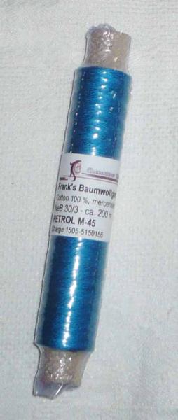 Frank´s Baumwoll - Garn 20/3 Petrol 45