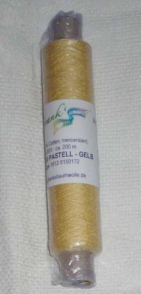 Frank´s Cotton - Thread 20/3 yellow 50
