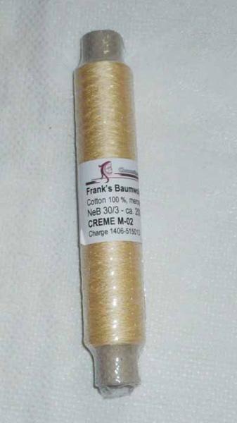 Frank´s Cotton - Thread 30/3 Creme 02