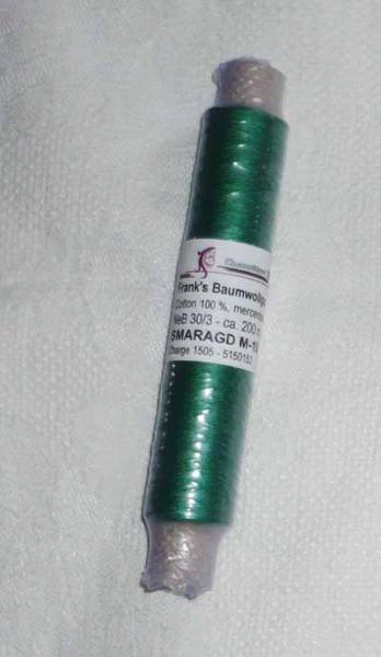 Frank´s Cotton - Thread 30/3 Smaradt 19