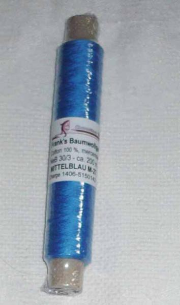 Frank´s Cotton - Thread 30/3 blue 27