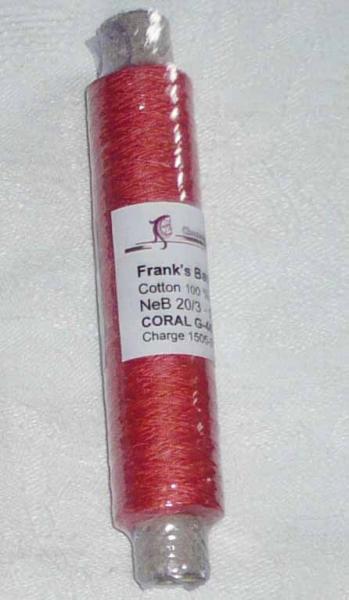 Frank´s Cotton - Thread 30/3 Coral 44