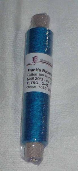 Frank´s Cotton - Thread 30/3 petrol 45