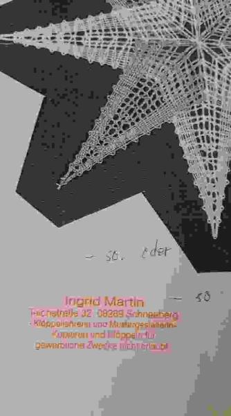 GESUCHT! Klöppelbrief von Ingrid Martin